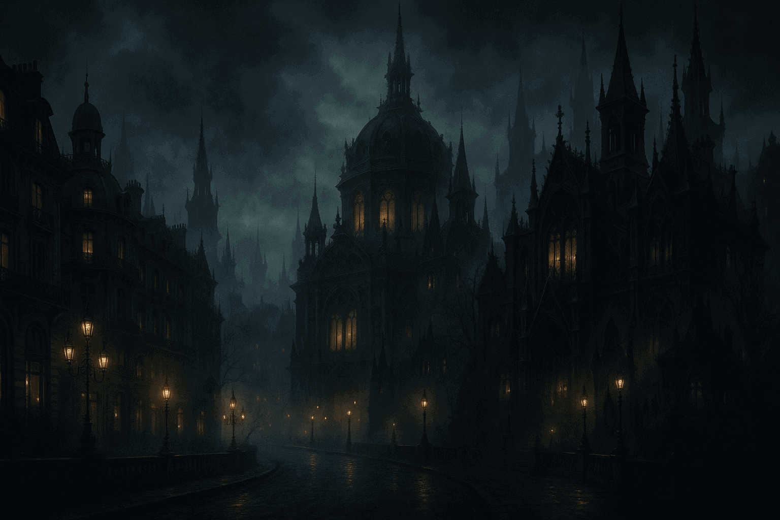 The hauntingly beautiful city of Lumiere, inspired by Belle Époque France